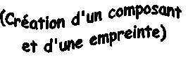 (Cration d'un composant 
et d'une empreinte)